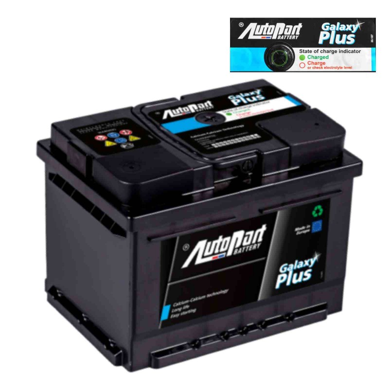 Batteria Autopart 12V 55Ah 420A (EN) polo + DX dim 242 x 175 x 175(h)