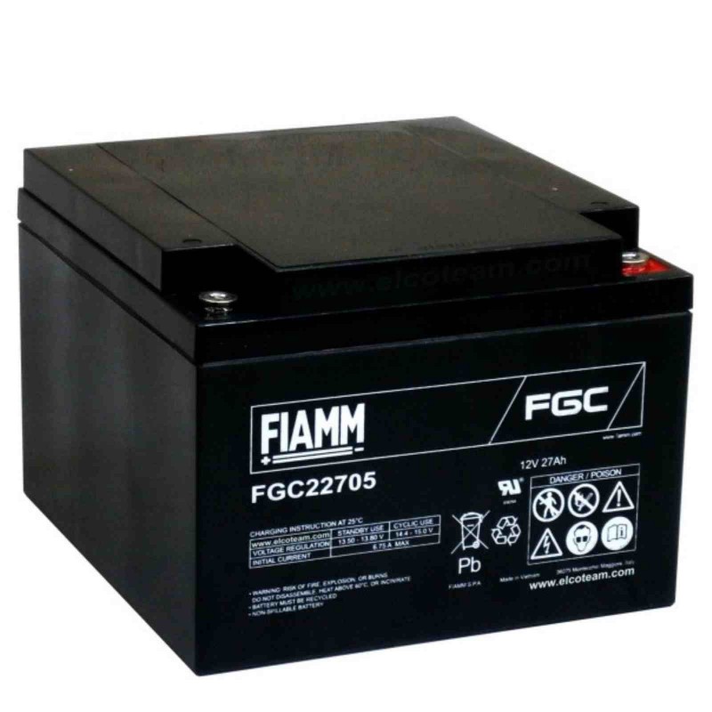 Fiamm  FGC22705 12V 27Ah batteria AGM VRLA al piombo sigillata ricaricabile