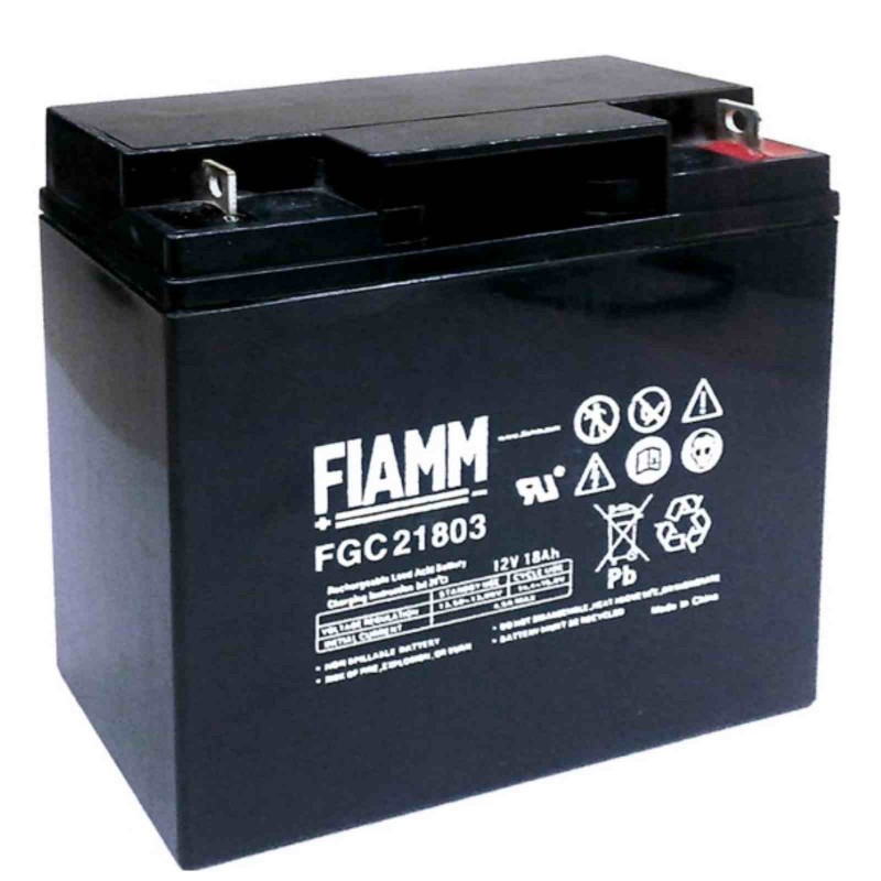 Fiamm FGC21803 12V 18Ah batteria AGM VRLA al piombo sigillata ricaricabile Fiamm FGC21803 12V 18Ah batteria AGM VRLA al piombo sigillata ricaricabile