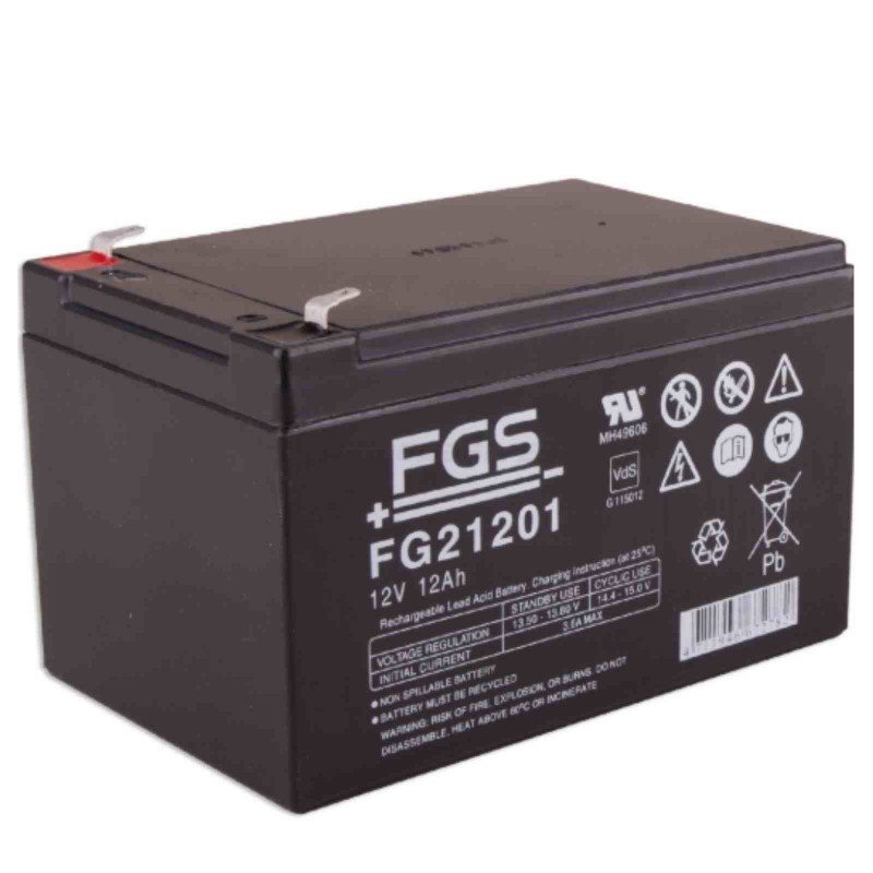 Fiamm  FG21201 12V 12Ah batteria AGM VRLA al piombo sigillata ricaricabile