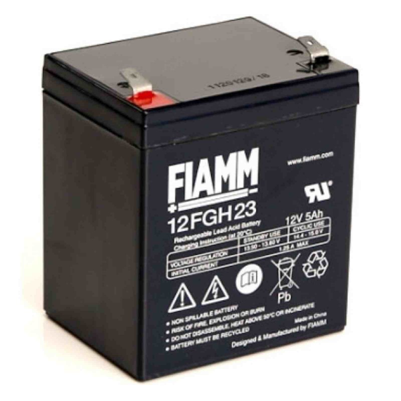 Fiamm 12FGH23 12V 5Ah batteria AGM VRLA al piombo sigillata ricaricabile Fiamm 12FGH23 12V 5Ah batteria AGM VRLA al piombo sigillata ricaricabile