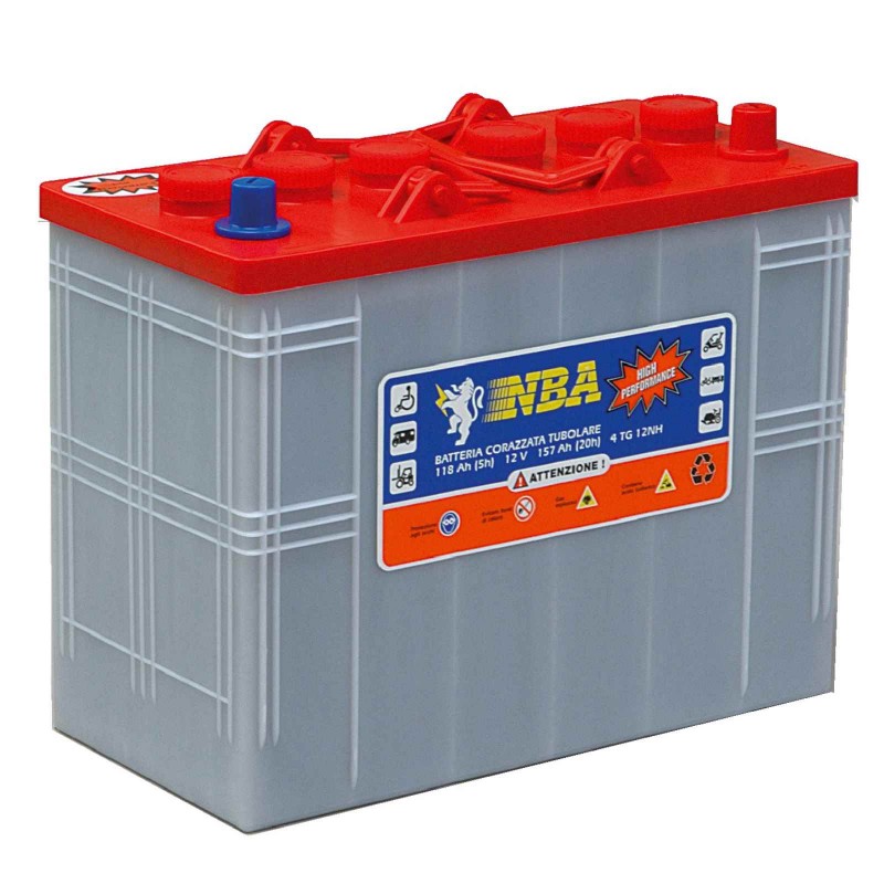 Batteria tubolare corazzata NBA 4TG12NH 12V 20/h 157Ah Batteria tubolare corazzata NBA 4TG12NH 12V 20/h 157Ah