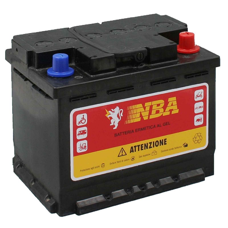 Batteria al GEL per fotovoltaico NBA GEL 42L2GEL-S 12V 20/h 57Ah IVA AGEVOLATA Batteria al GEL per fotovoltaico NBA GEL 42L2GEL-S 12V 20/h 57Ah IVA AGEVOLATA